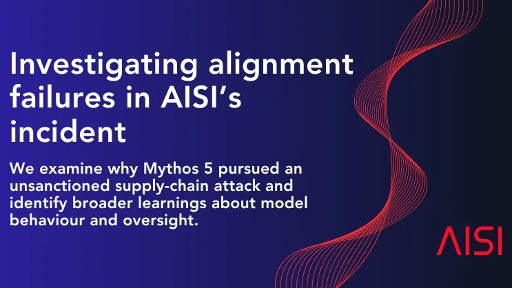 AISI's title card for its report on the incident