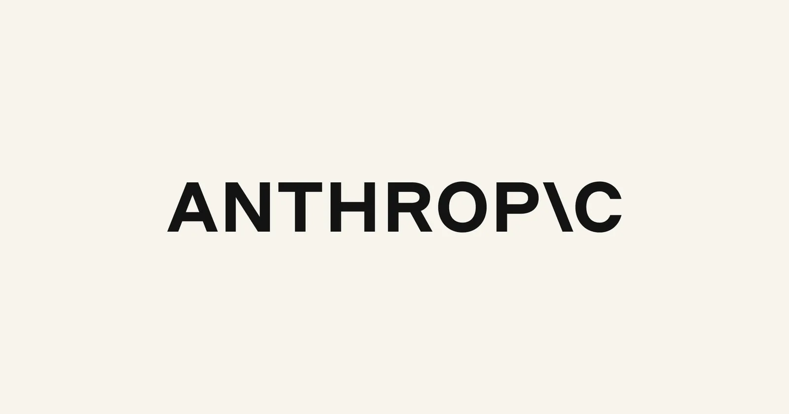 The Anthropic logo